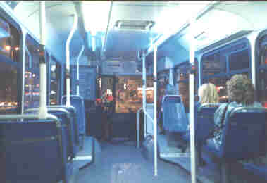 Lomographie im Bus von Valencia
